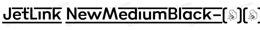 JetLink NewMediumBlack字体转换